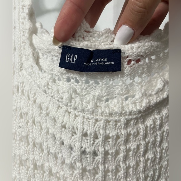 GAP Ivory Knit Sleeveless Top - Picture 3 of 6